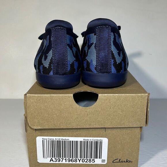 Clarks Cloudsteppers Carly Hope Washable Knit Bow Flats - Picture 6 of 7